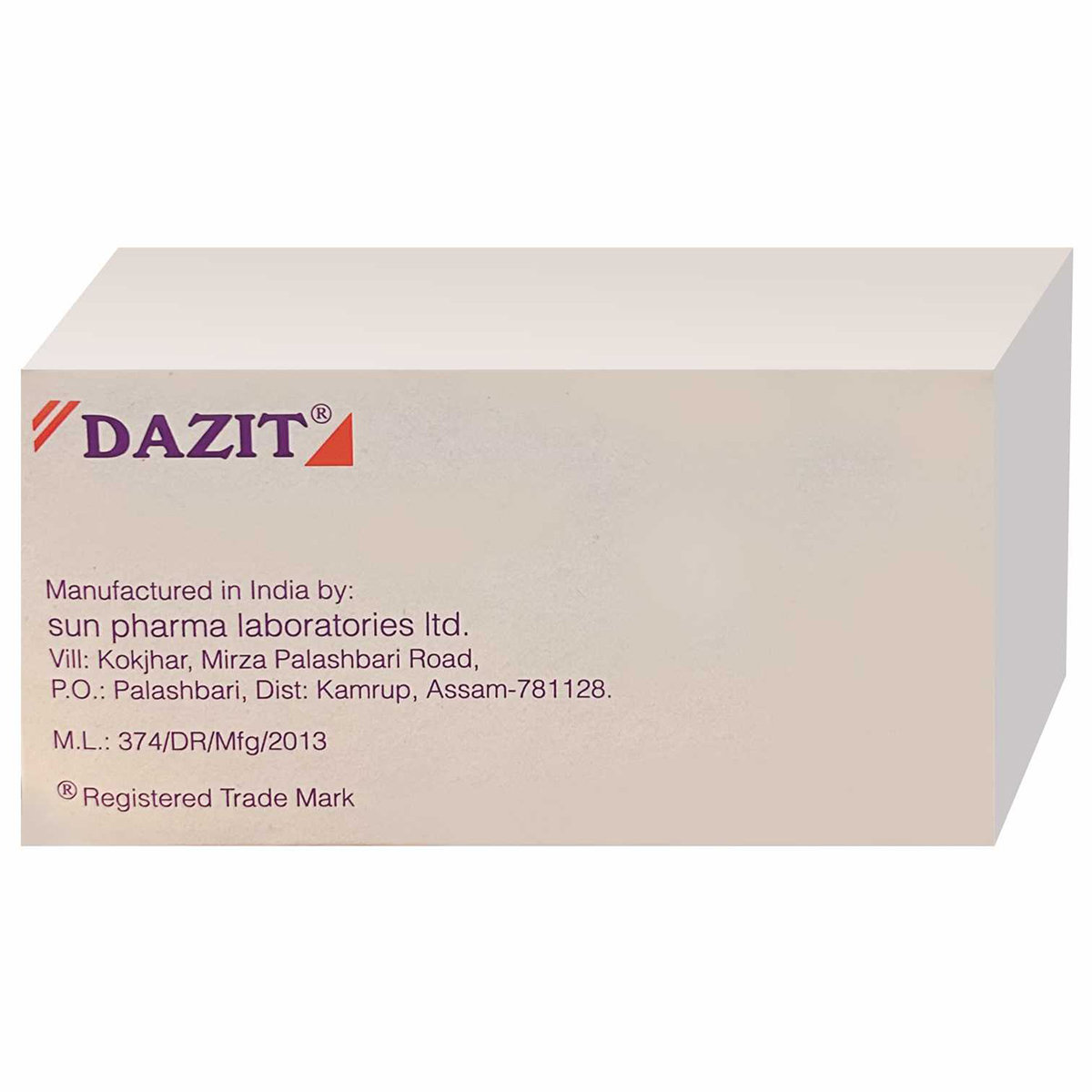 Dazit Tablet 15's, Pack of 15 TABLETS Dazit Tablet 15's, Pack of 15 TABLETS