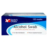 Doctor's Choice Alcohol Swabs, 100 Count, Pack of 100