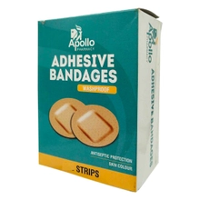 Apollo Pharmacy Adhesive Bandages, 100 Count Price, Uses, Side Effects,  Composition - Apollo Pharmacy
