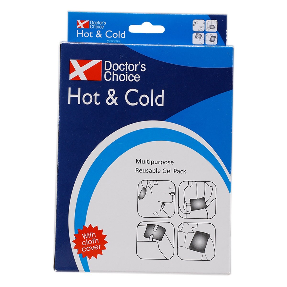Doctor's Choice Hot & Cold Multi-Purpose Reusable Gel Pack Large, 1 Count, Pack of 1 Doctor's Choice Hot & Cold Multi-Purpose Reusable Gel Pack Large, 1 Count, Pack of 1