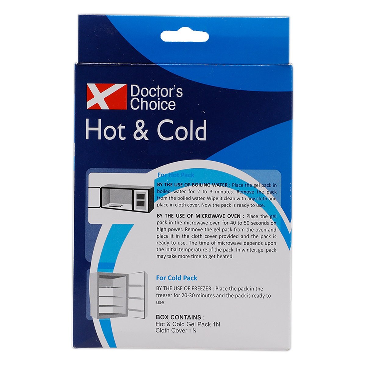 Doctor's Choice Hot & Cold Multi-Purpose Reusable Gel Pack Large, 1 Count, Pack of 1 Doctor's Choice Hot & Cold Multi-Purpose Reusable Gel Pack Large, 1 Count, Pack of 1