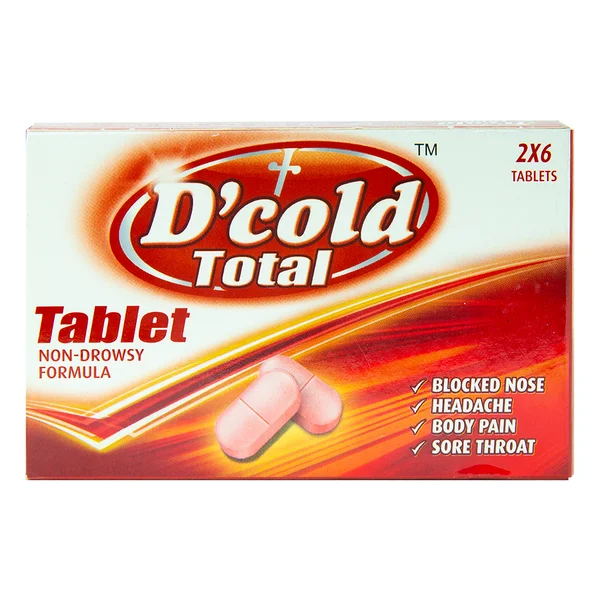 D Cold Total, 6 Tablets, Pack of 6