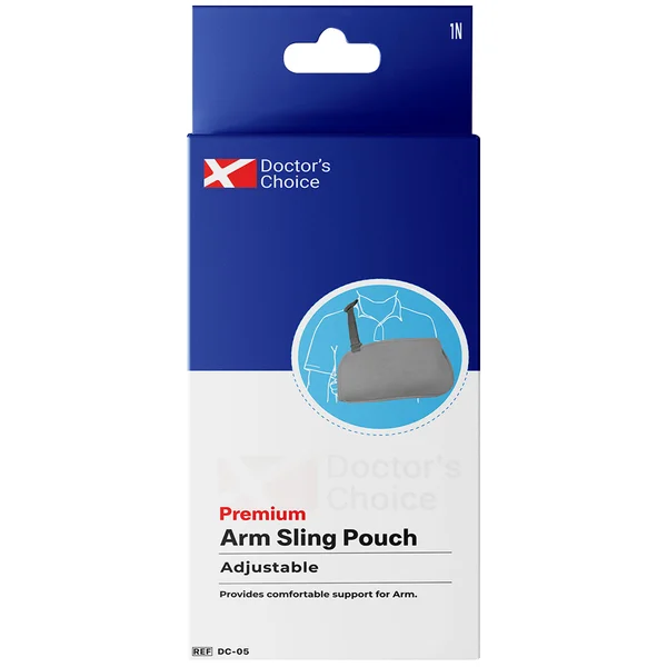 Doctor's Choice Premium Arm Sling Pouch Adjustable Large DC-05, 1 Count, Pack of 1