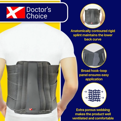 Doctor's Choice Premium Contoured LS Support Expandable Large DC-11, 1 Count, Pack of 1