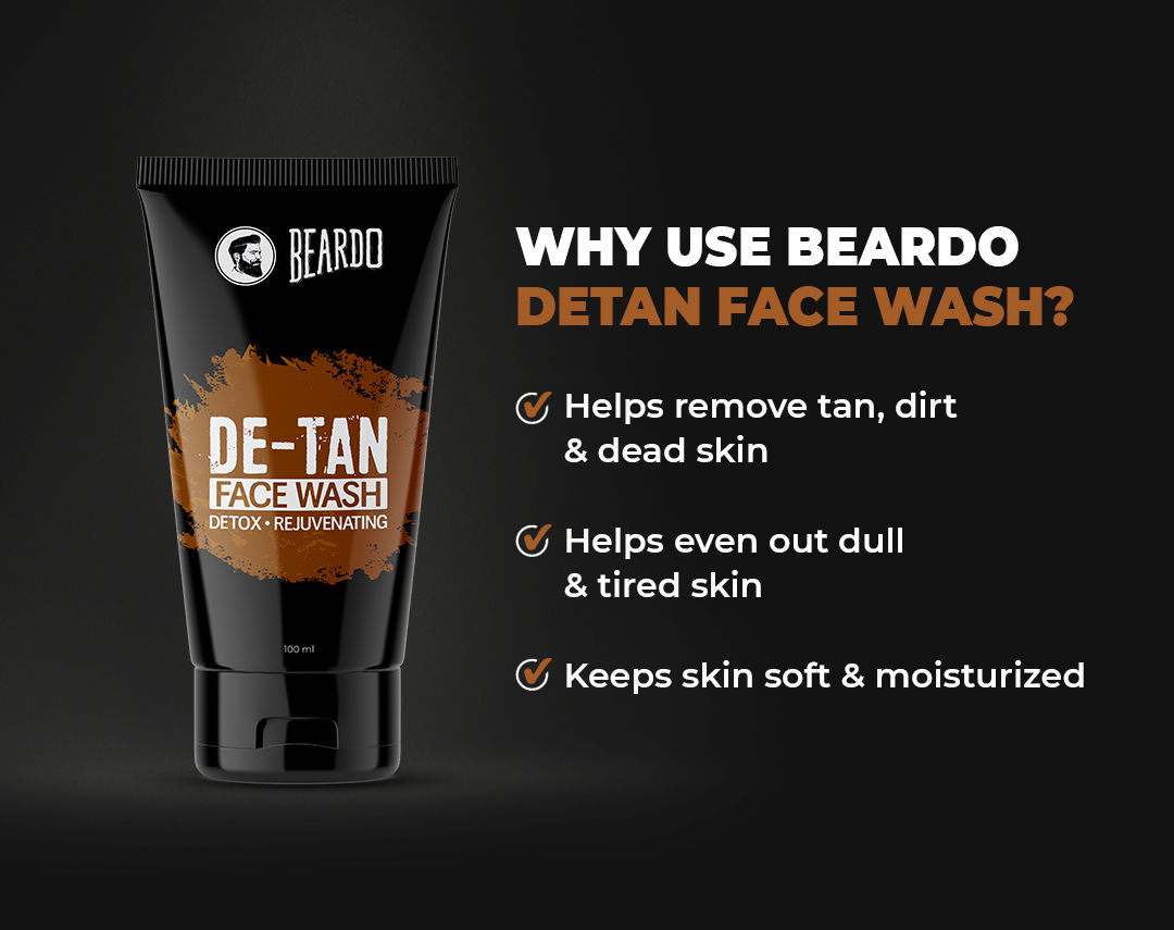 Beardo De-Tan Face Wash, 100 ml Price, Uses, Side Effects, Composition ...