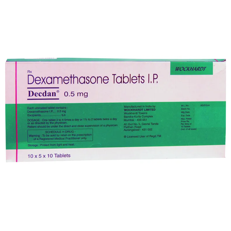 Buy Decdan 0.5 mg Tablet online | Uses, Side Effects, Price and ...