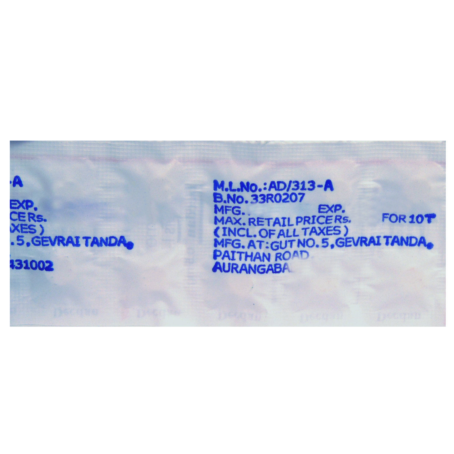 Decdan 0.5 mg Tablet 10's, Pack of 10 TabletS Decdan 0.5 mg Tablet 10's, Pack of 10 TabletS