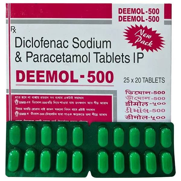 Deemol-500 Tablet 10's