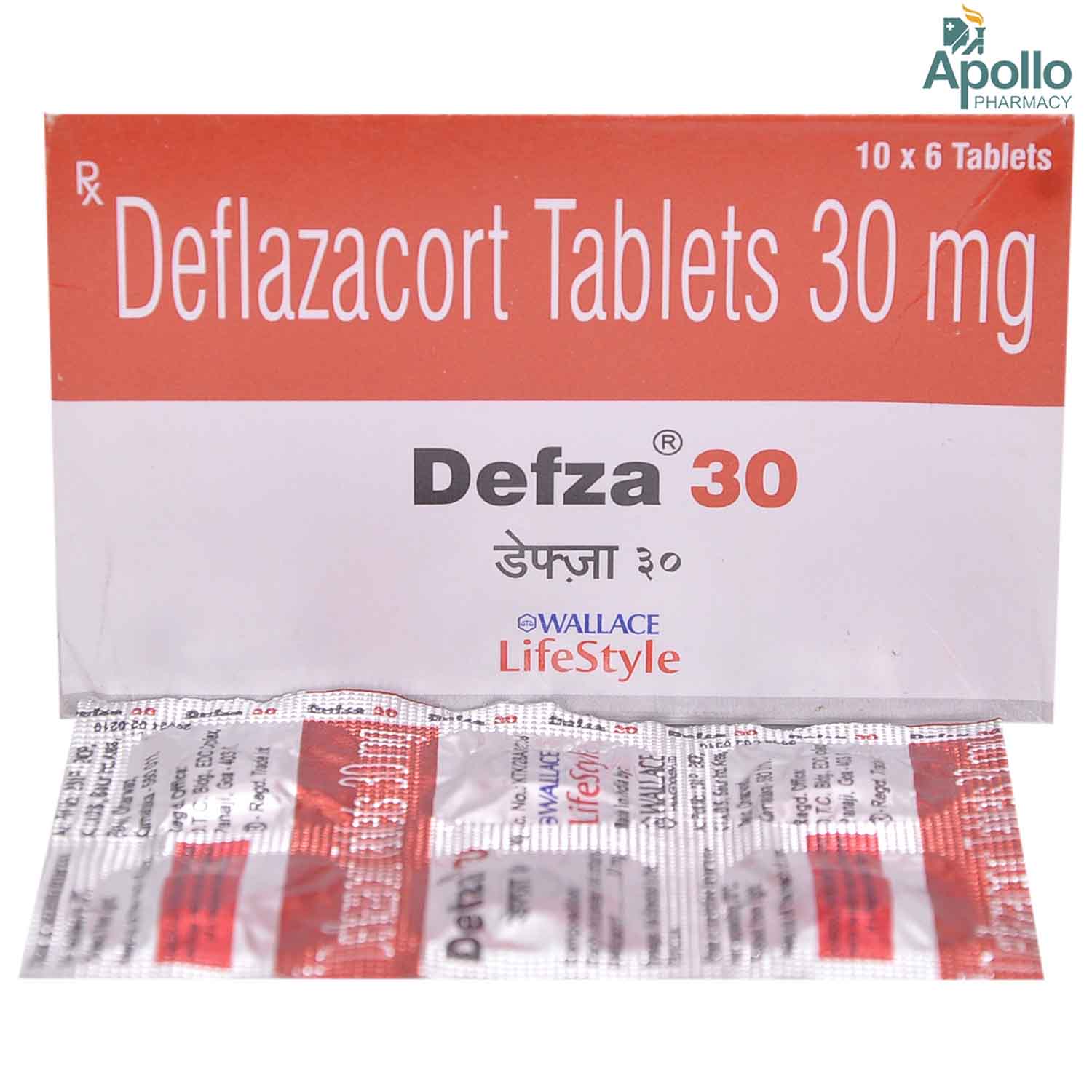 Defza 30 Tablet 6's, Pack of 6 TABLETS Defza 30 Tablet 6's, Pack of 6 TABLETS