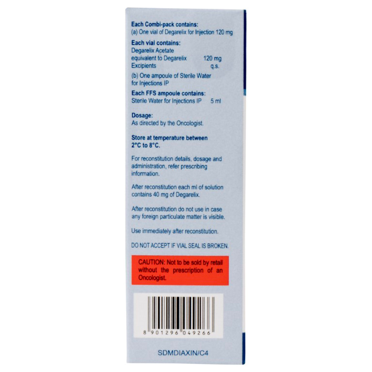 Degapride 120 Injection 1's, Pack of 1 INJECTION Degapride 120 Injection 1's, Pack of 1 INJECTION