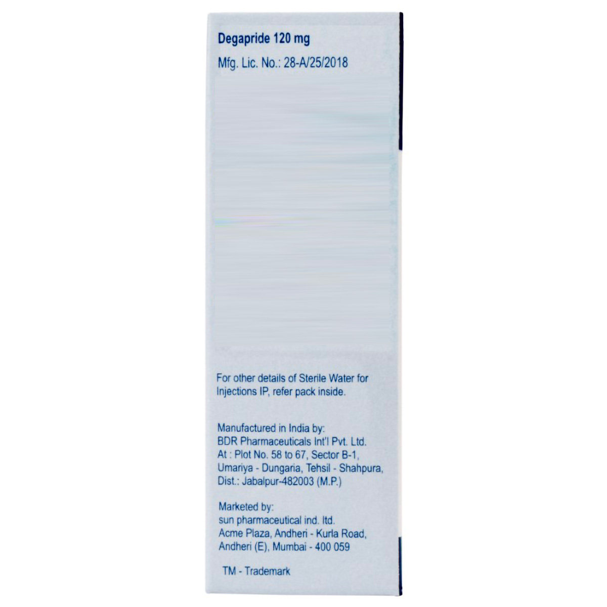 Degapride 120 Injection 1's, Pack of 1 INJECTION Degapride 120 Injection 1's, Pack of 1 INJECTION