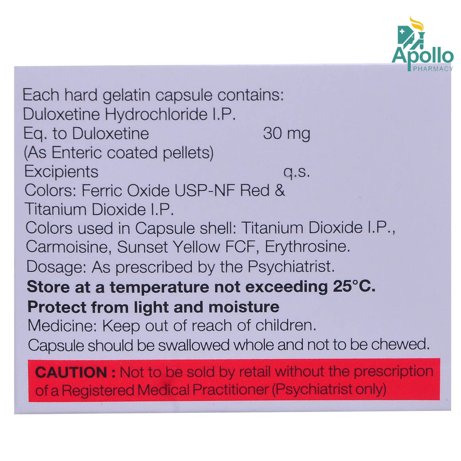 Delok 30 Capsule 10's, Pack of 10 CapsuleS Delok 30 Capsule 10's, Pack of 10 CapsuleS