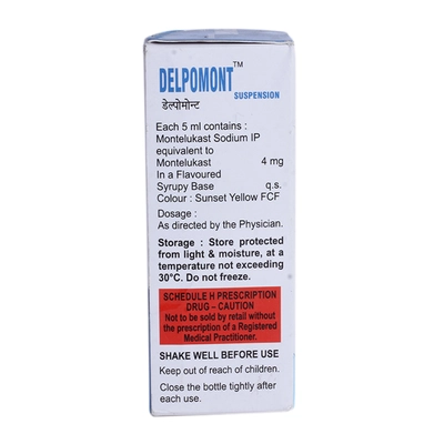 Delpomont Oral Suspension 100 ml, Pack of 1 ORAL SUSPENSION