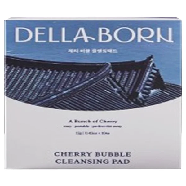 Della Born Cherry Bubble Cleansing Pad, 12 gm