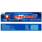 Denoseal F Sensitive Teeth &amp; Cavity Prevention Cool Mint Gel Toothpaste, 50 gm, Pack of 1