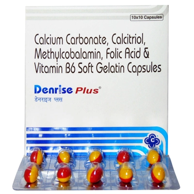 Denrise Plus Capsule 10's, Pack of 10 CAPSULES