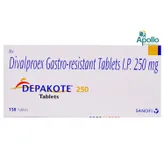 Depakote 250 Tablet 15's, Pack of 15 TABLETS