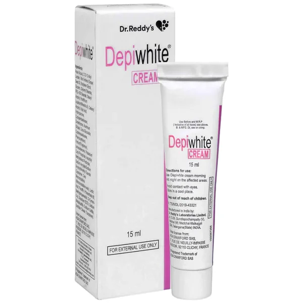 Depiwhite Cream 15 ml | Intense Depigmenting Cream | Lightens Brown Spots | Even Outs Complexion | For Hyperpigmented Skin