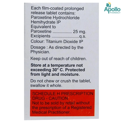 Depaxil CR-25 Tablet 10's, Pack of 10 TABLETS