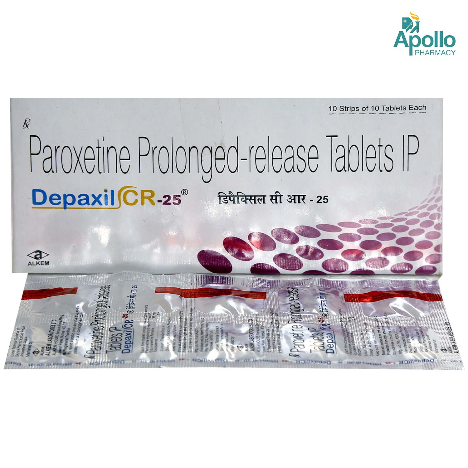 Depaxil CR-25 Tablet 10's, Pack of 10 TABLETS Depaxil CR-25 Tablet 10's, Pack of 10 TABLETS