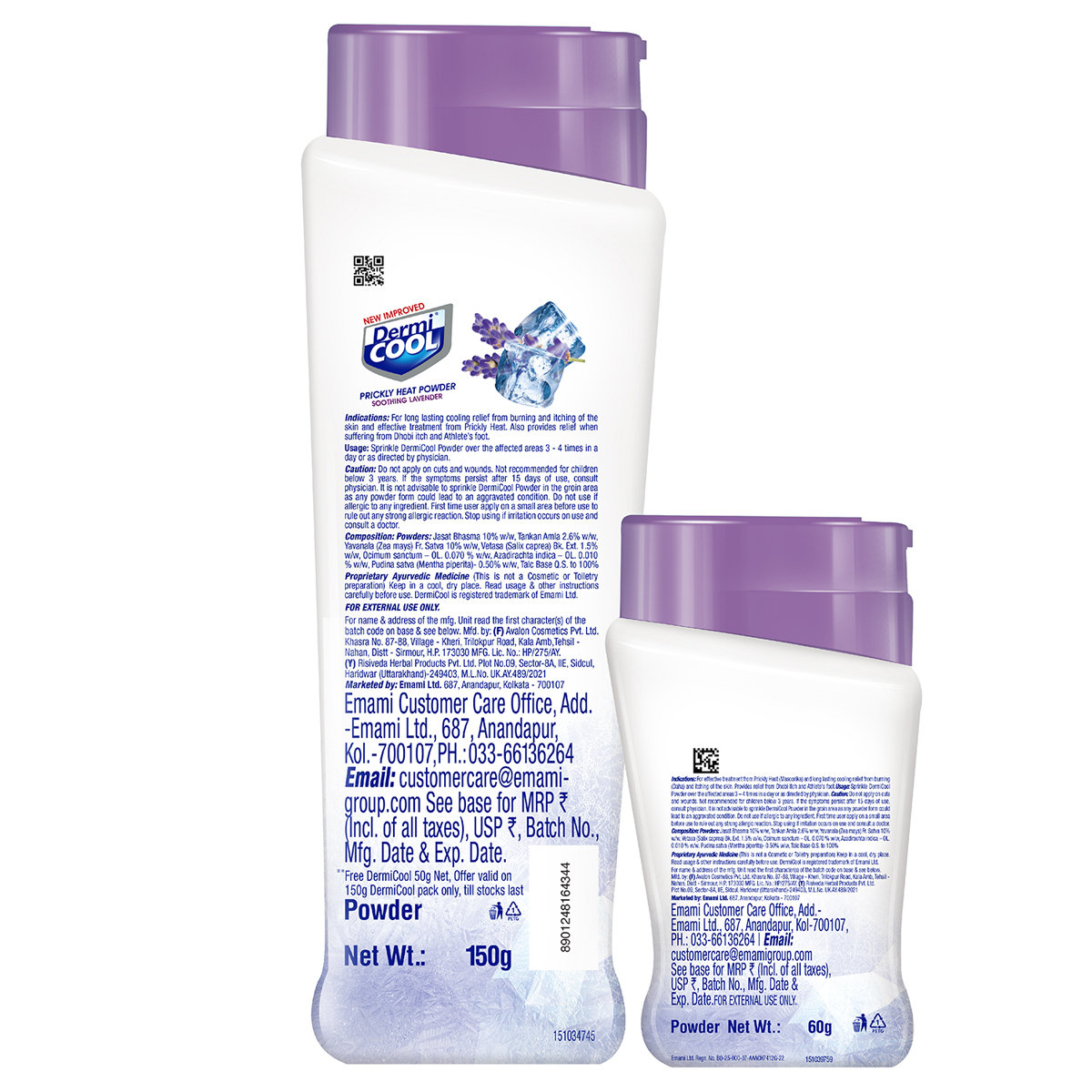 Dermi Cool Lavender Prickly Heat Powder 150 gm | With Soothing Lavender | Relieves Skin Itching, Prickly Heat, Dhobi Itch & Athlete's foot, Pack of 1 Dermi Cool Lavender Prickly Heat Powder 150 gm | With Soothing Lavender | Relieves Skin Itching, Prickly Heat, Dhobi Itch & Athlete's foot, Pack of 1