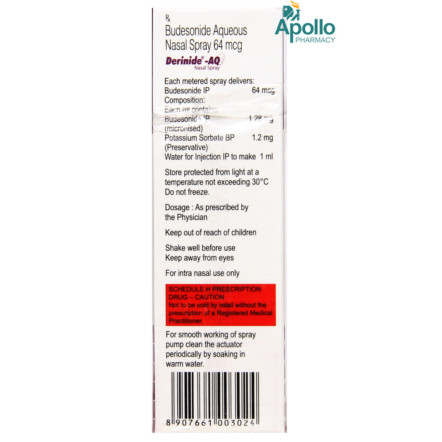 Derinide AQ Nasal Spray 10 ml, Pack of 1 LIQUID Derinide AQ Nasal Spray 10 ml, Pack of 1 LIQUID