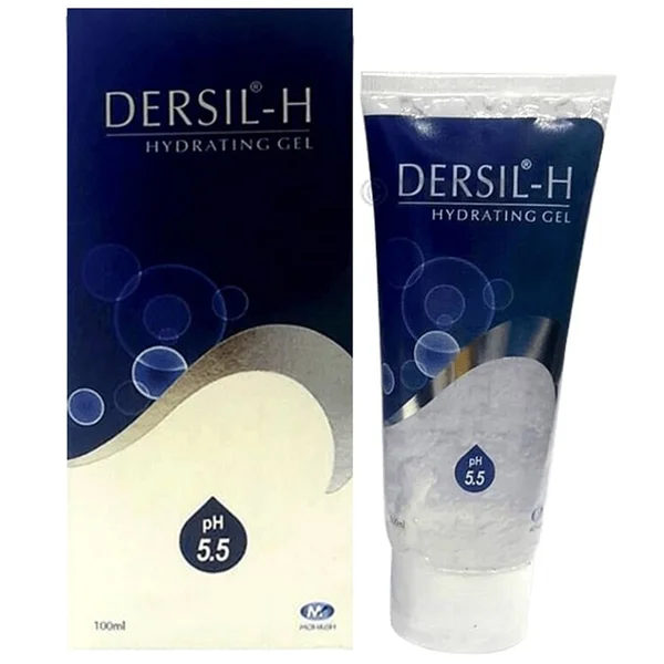 Dersil-H Hydrating Gel 100 ml | pH 5.5 | Skin Hydration, Pack of 1