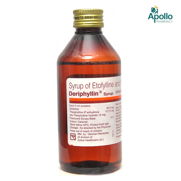Deriphyllin Syrup 200 ml, Pack of 1 Syrup