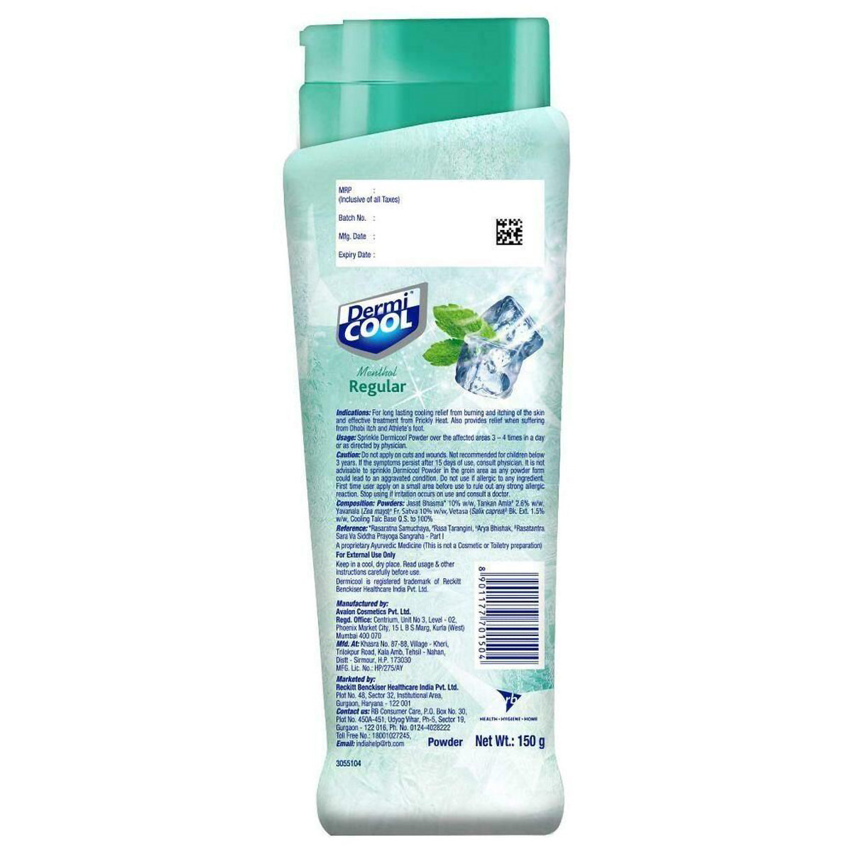 Dermicool Her Prickly Heat Powder, 150 gm, Pack of 1 Dermicool Her Prickly Heat Powder, 150 gm, Pack of 1