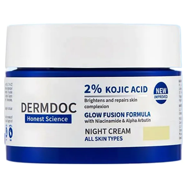 Dermdoc 2% Kojic Acid Bright Skin Night Cream, 25 gm