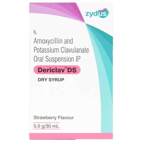 Dericlav DS Paediatric Strawberry Flavour Dry Syrup 30 ml