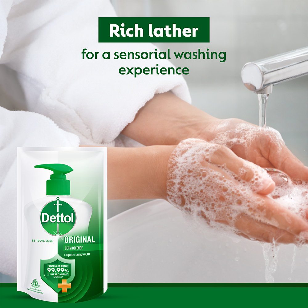 Dettol Original Liquid Handwash, 175 ml Refill Pack, Pack of 1 Dettol Original Liquid Handwash, 175 ml Refill Pack, Pack of 1