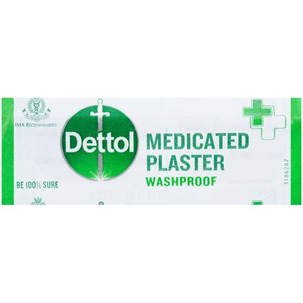 Dettol Medicated Washproof Plasters, 10, Pack of 10 Dettol Medicated Washproof Plasters, 10, Pack of 10