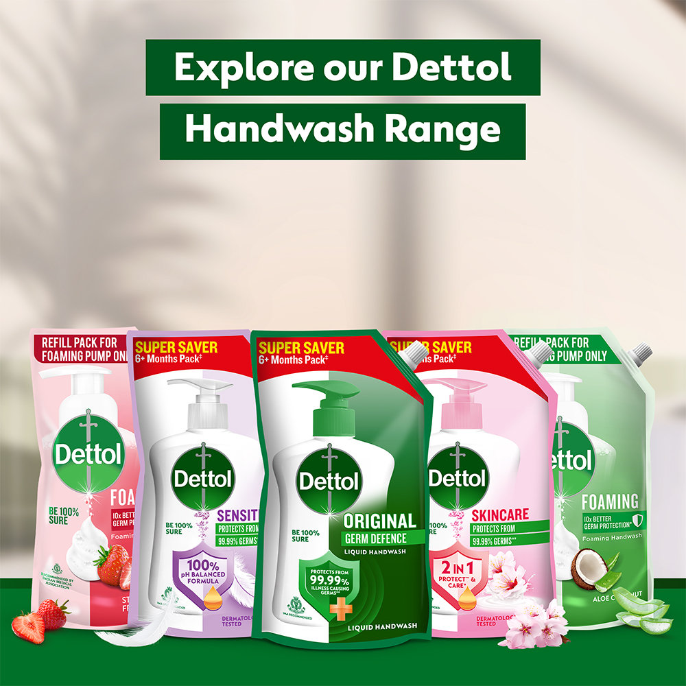 Dettol Original Liquid Handwash, 675 ml (Buy 1 Get 1 Free) Refill Pack, Pack of 1 Dettol Original Liquid Handwash, 675 ml (Buy 1 Get 1 Free) Refill Pack, Pack of 1