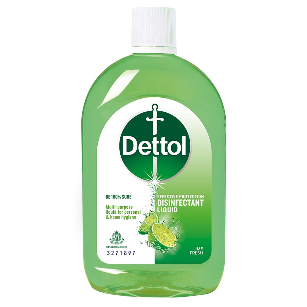 Dettol Lime Fresh Disinfectant Liquid, 500 ml, Pack of 1 Dettol Lime Fresh Disinfectant Liquid, 500 ml, Pack of 1