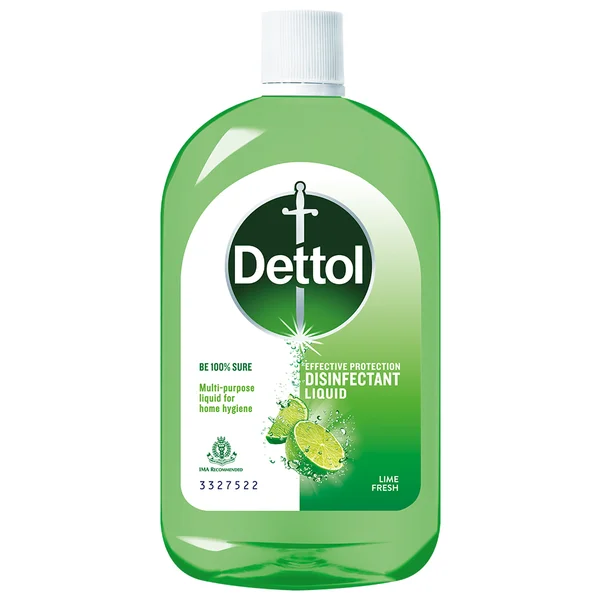 Dettol Liquid Disinfectant for Floor Cleaner, Surface Disinfection (Lime Fresh, 550ml)