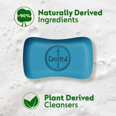 Dettol Icy Cool Soap, 4x100 gm, Pack of 1