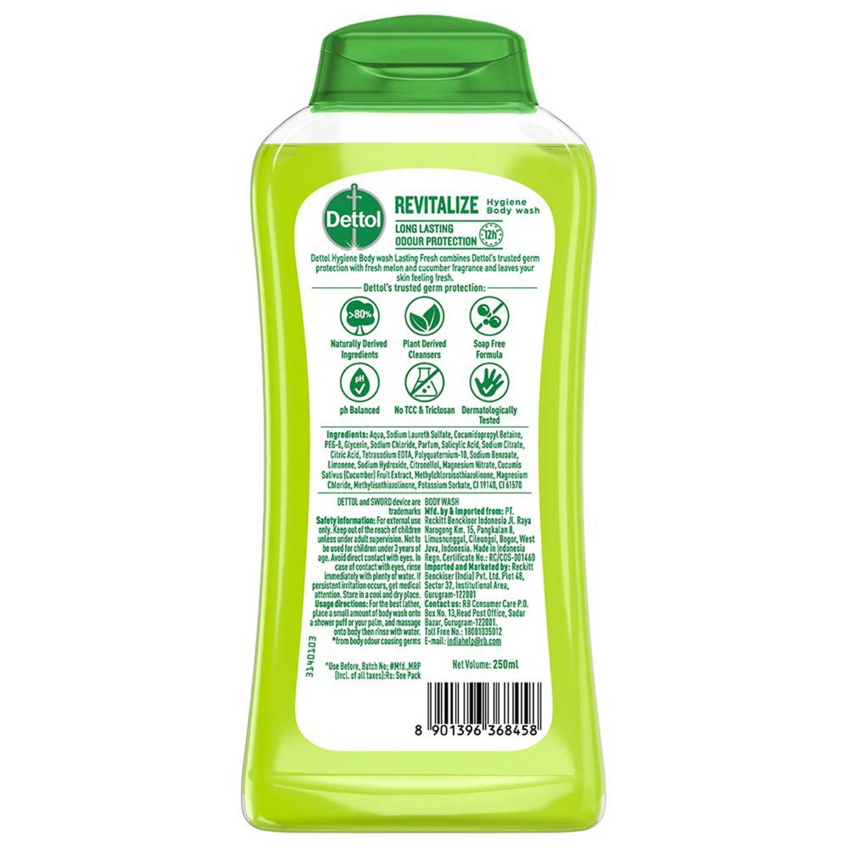 Dettol Revitalize Body Wash, 250 ml Price, Uses, Side Effects, Composition Apollo Pharmacy
