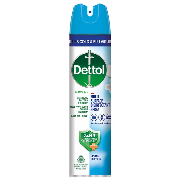 Dettol Multi-Surface Disinfectant Sanitizer Spray (Spring Blossom, 225 ml)