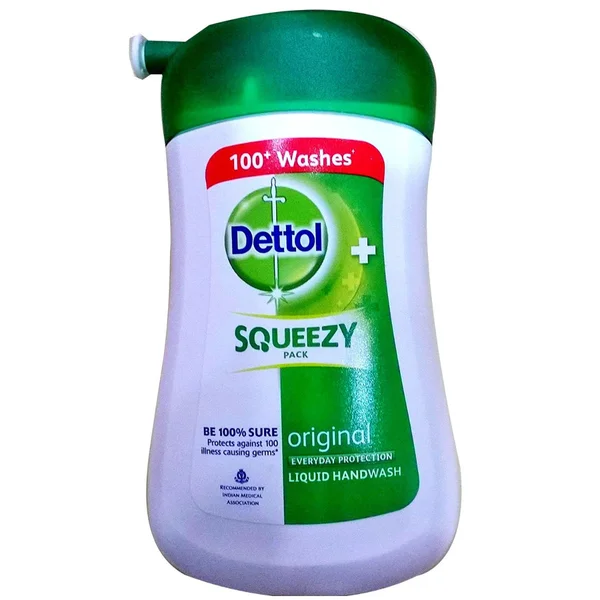 Dettol Original Liquid Handwash, 100 ml Squeezy Bottle, Pack of 1