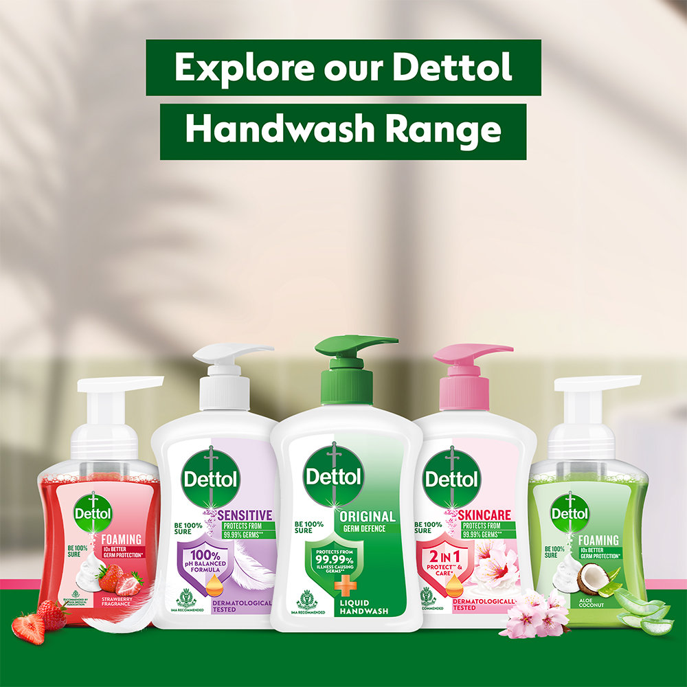 Dettol Skin Care Liquid Hand Wash 250 ml | pH Balancced | 10X Better Germ Protection | Everyday Protection | IMA Recommended, Pack of 1 Dettol Skin Care Liquid Hand Wash 250 ml | pH Balancced | 10X Better Germ Protection | Everyday Protection | IMA Recommended, Pack of 1