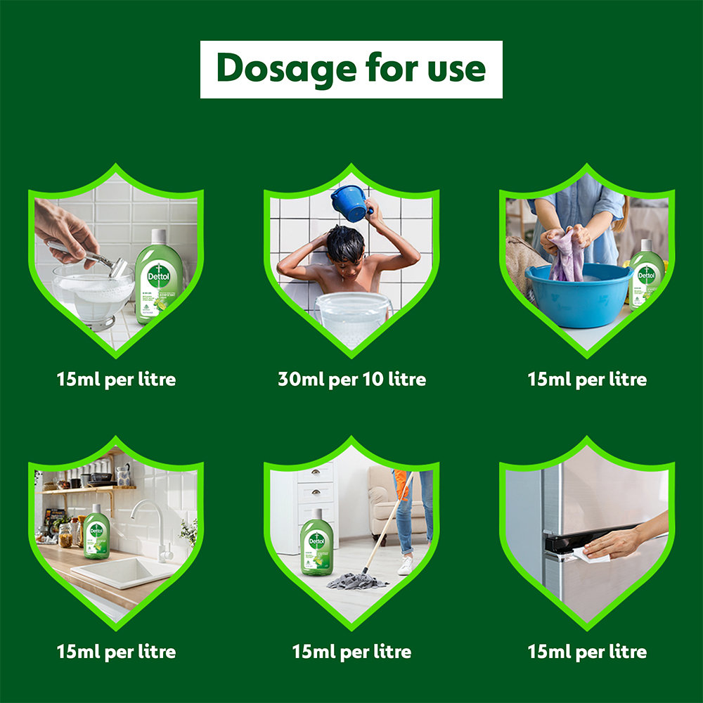 Dettol Lime Fresh Disinfectant Liquid, 1 Litre, Pack of 1 Dettol Lime Fresh Disinfectant Liquid, 1 Litre, Pack of 1