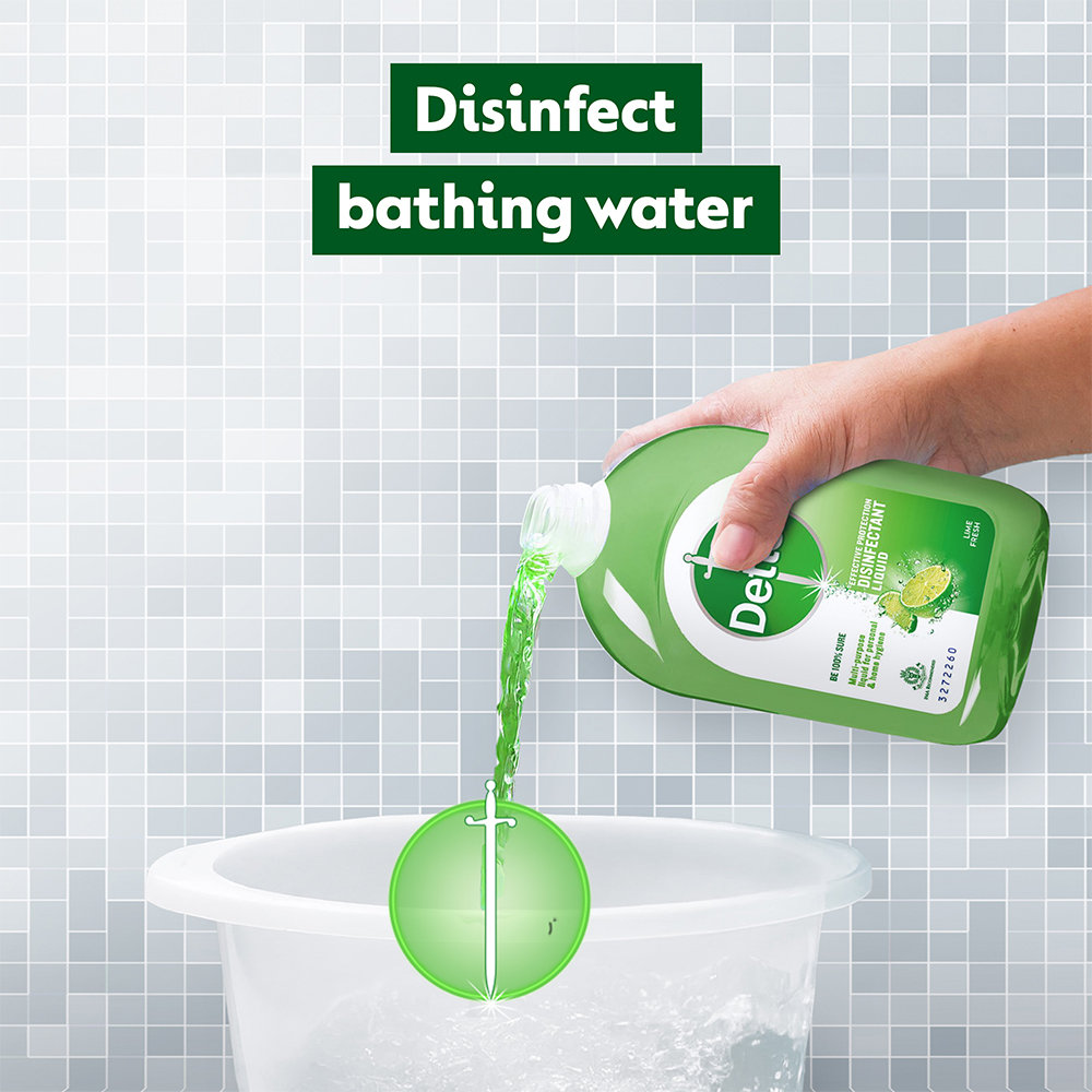 Dettol Lime Fresh Disinfectant Liquid, 1 Litre, Pack of 1 Dettol Lime Fresh Disinfectant Liquid, 1 Litre, Pack of 1