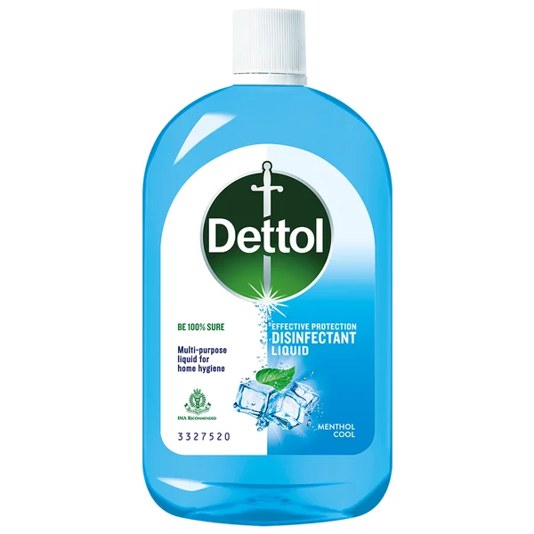 Dettol Liquid Disinfectant for Floor Cleaner, Surface Disinfection (Menthol Cool, 550ml)