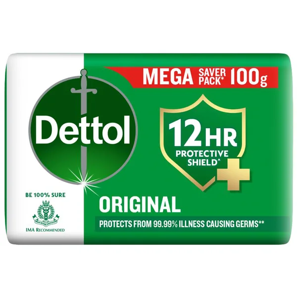 Dettol Original Bathing Soap Bar, 100 g