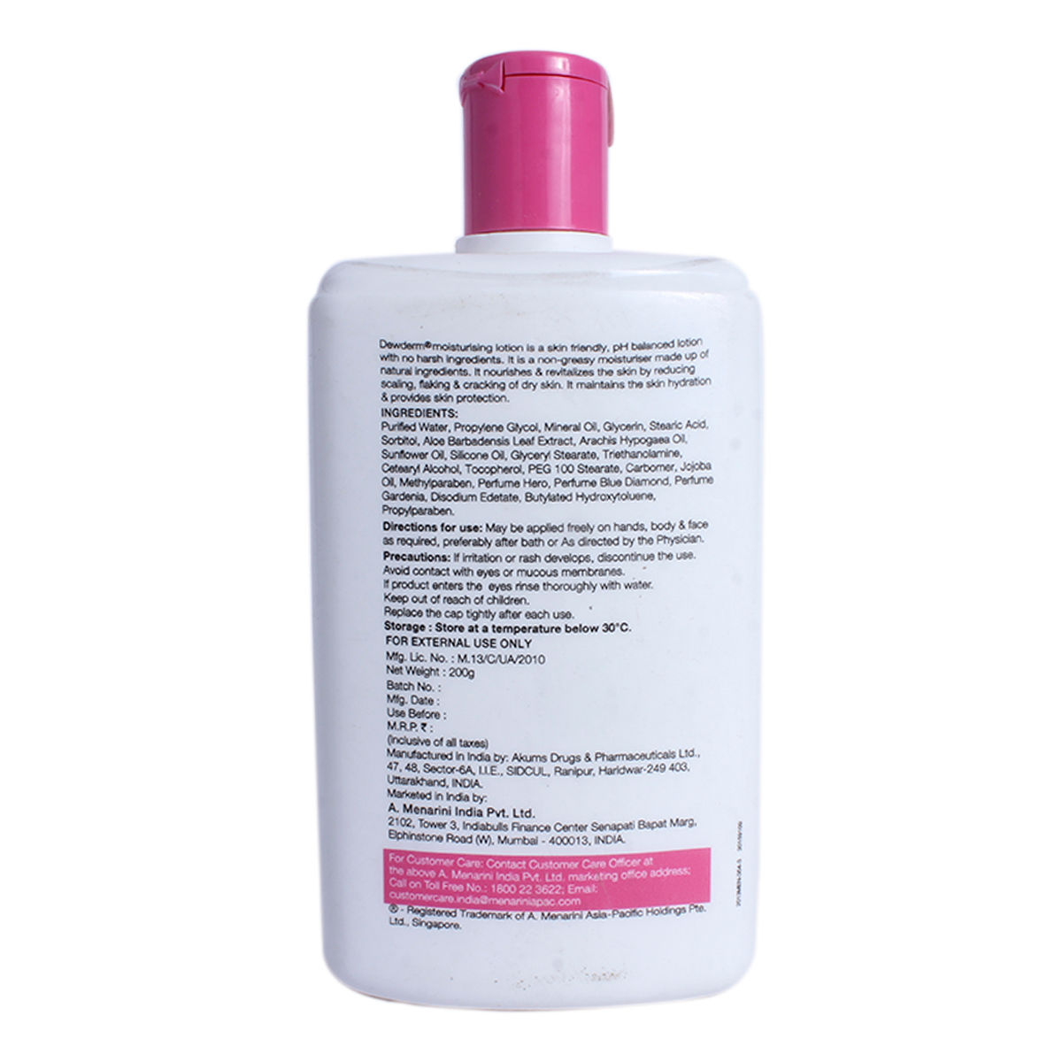 Dewderm Lotion 200 ml Price, Uses, Side Effects, Composition - Apollo ...