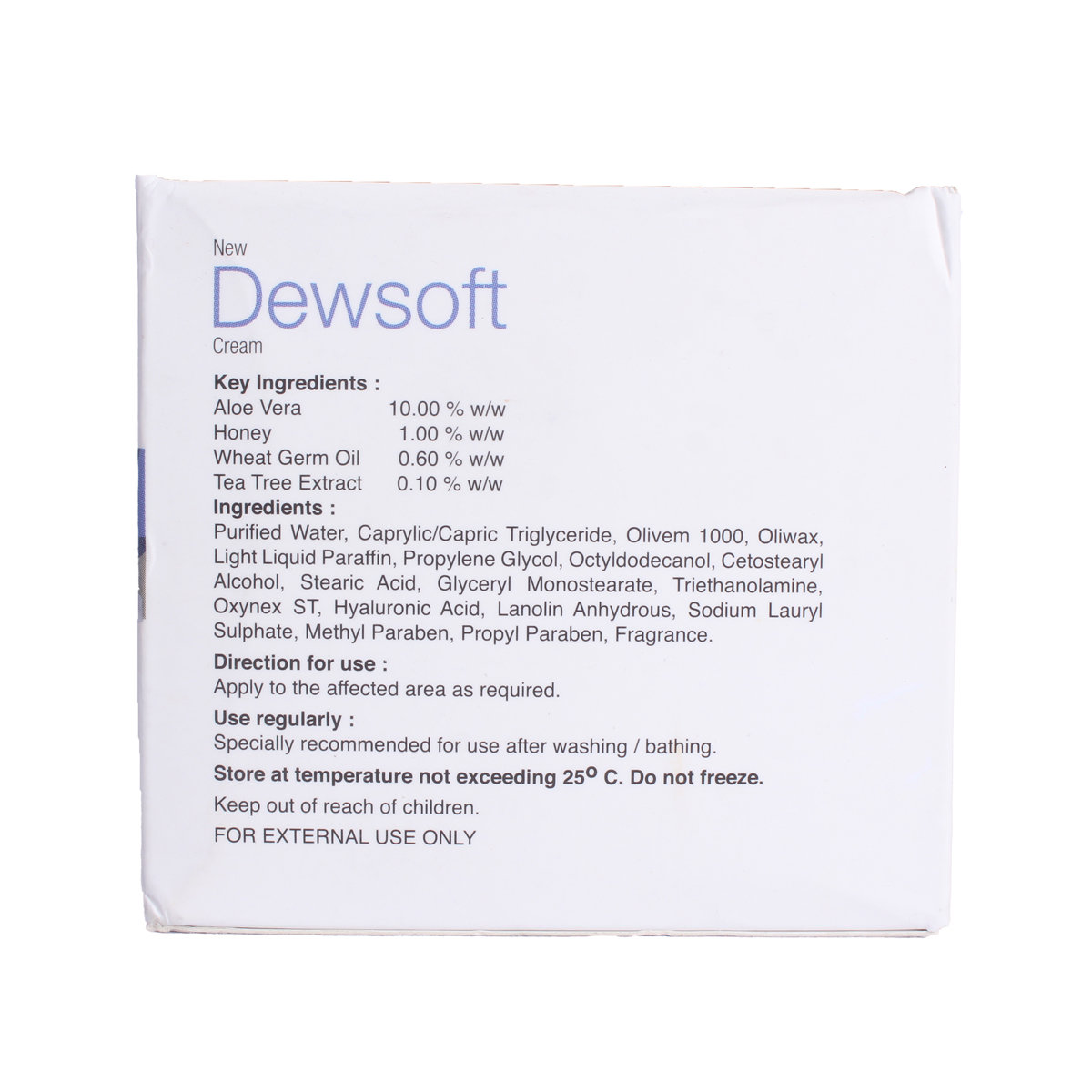 New Dewsoft Cream 150 gm, Pack of 1 New Dewsoft Cream 150 gm, Pack of 1