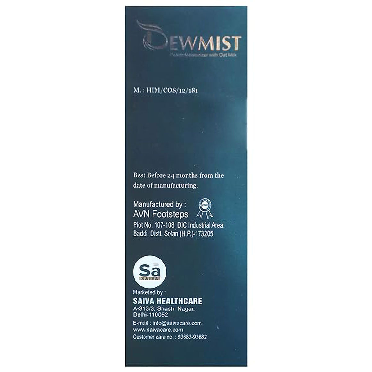 Dewmist Peach Moisturizer with Oat Milk, 100 ml, Pack of 1 Dewmist Peach Moisturizer with Oat Milk, 100 ml, Pack of 1