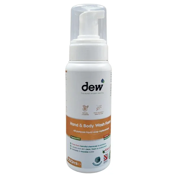 Dew Hand&Body Wash Foam Fragrance Free 250 ml