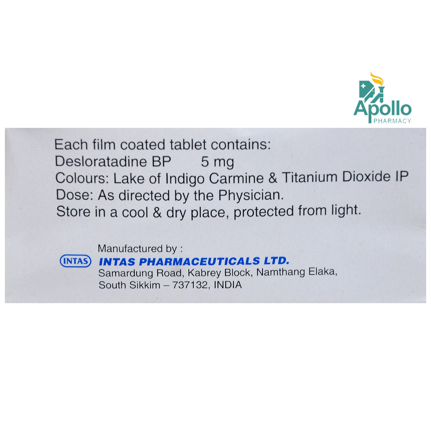 Dezlorid Tablet 10's, Pack of 10 TABLETS Dezlorid Tablet 10's, Pack of 10 TABLETS